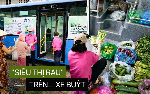 Người Sài Gòn lên xe buýt để... mua rau củ, thịt cá giá bình ổn, vẫn đảm bảo an toàn nhưng quan trọng là cái gì cũng tươi ngon!