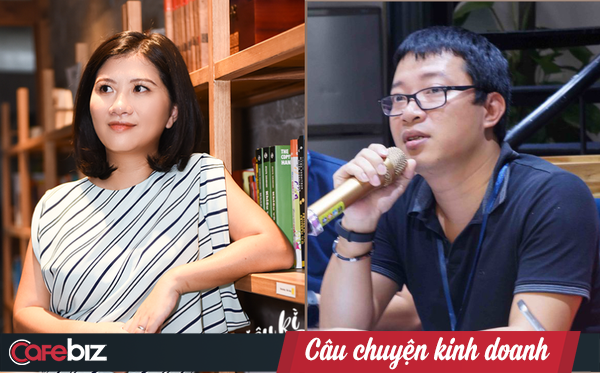 Bà Đào Thu Phương – Phó Tổng giám đốc Cốc Cốc và ông Đỗ Tuấn Anh – Founder kiêm CEO Appota