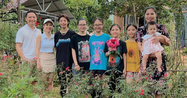 Gia đình chị Trang. Gia đình chị Trang.