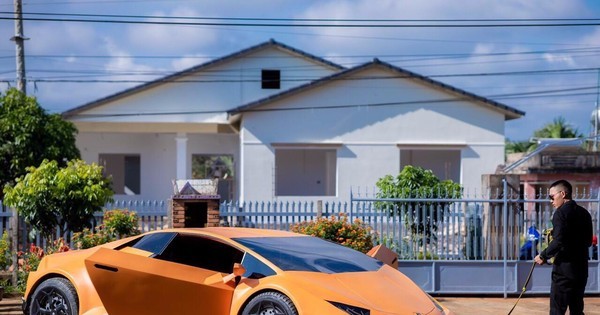 Nhóm thanh niên 'biến hình' xế cổ thành siêu xe Lamborghini