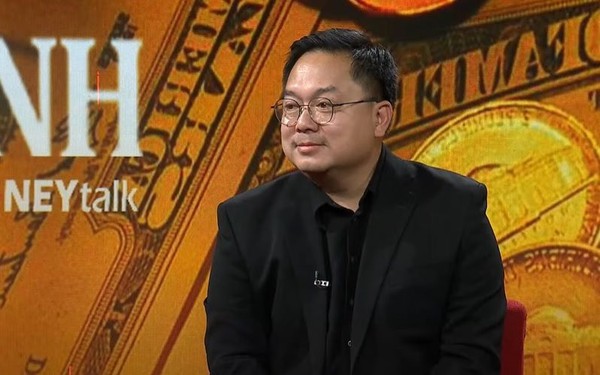 Chủ tịch FPT Telecom Hoàng Nam Tiến trong chương trình MoneyTalk số 48. Ảnh: VTV. Chủ tịch FPT Telecom Hoàng Nam Tiến trong chương trình MoneyTalk số 48. Ảnh: VTV.