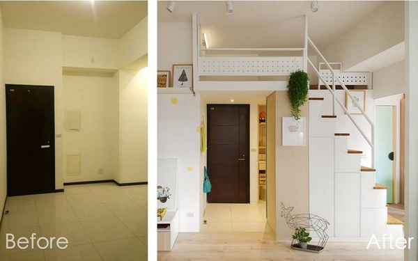 Căn hộ 48,5m² lột xác đẹp ngỡ ngàng trong năm mới nhờ chủ nhà thiết kế thêm gác lửng đầy phóng khoáng