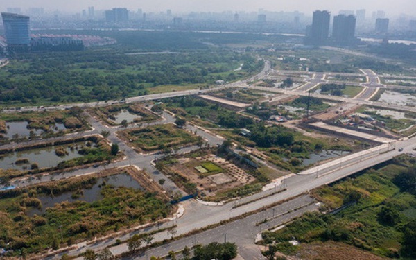 What caused HCMC’s land use fees to drop sharply?