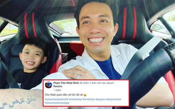 Giant Minh Plastic let his son go on air with a super car, revealing a special story of ‘following a career’