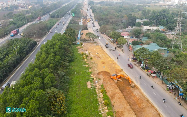 Close-up of the “biggest” avenue in the capital is widened, anti-flood