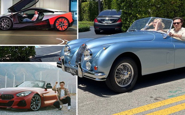 Just married, father David gave him an antique Jaguar car worth 11.4 billion VND, 23 years old already owns a desirable car collection