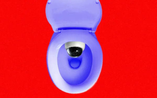 A really smart toilet, even with a camera to detect the owner’s anal pattern