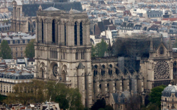 How has Notre Dame Cathedral changed after the fire 3 years ago?