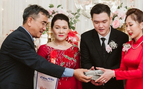 The bride – groom couple received a “terrible” dowry, causing netizens to whisper: The house in the US is more than 18 billion VND, more than 1 billion in cash and diamond jewelry
