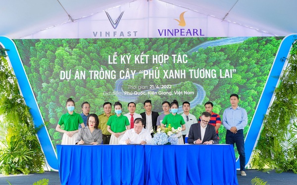 True to its promise, VinFast started planting 65,000 trees, corresponding to 65,000 VF8 and VF9 orders.