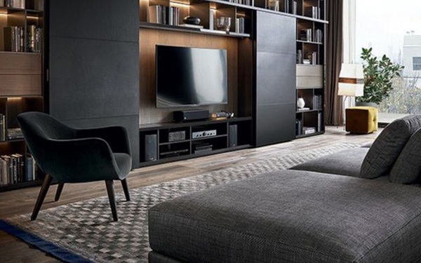Tips to hide the “extreme” TV to make every family’s living space more beautiful
