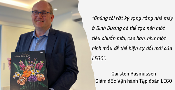 The factory in Binh Duong with a scale of 1 billion USD will create a new standard for LEGO worldwide!