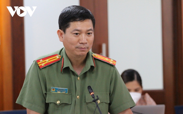 Thượng tá Lê Mạnh Hà, Phó Trưởng phòng tham mưu Công an TP.HCM. Thượng tá Lê Mạnh Hà, Phó Trưởng phòng tham mưu Công an TP.HCM.