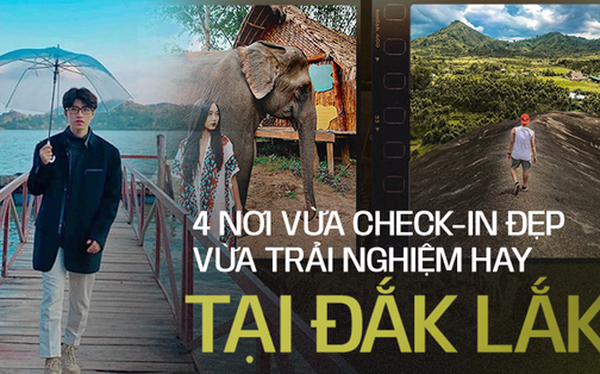 Don’t think that Dak Lak only has coffee and elephants, there are 4 check-in locations full of interesting experiences waiting for you.
