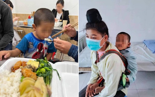 The Xinh Mun couple who carried their son to Hanoi to treat eye cancer received nearly 1 billion VND