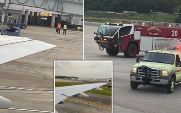 American Airlines plane “lost part of its wing” in mid-air