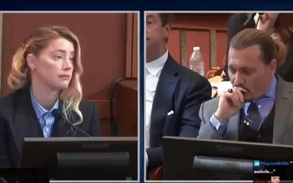 Johnny Depp laughed sarcastically, closing 1 word when listening to Amber Heard talk about his daughter in court