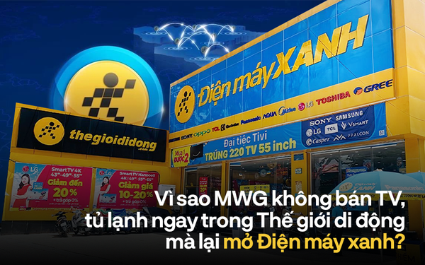 Ông Nguyễn Đức Tài lý giải: Vì sao MWG không bán TV, tủ lạnh, máy giặt ngay trong chuỗi Thegioididong, mà chọn mở chuỗi Điện Máy Xanh?