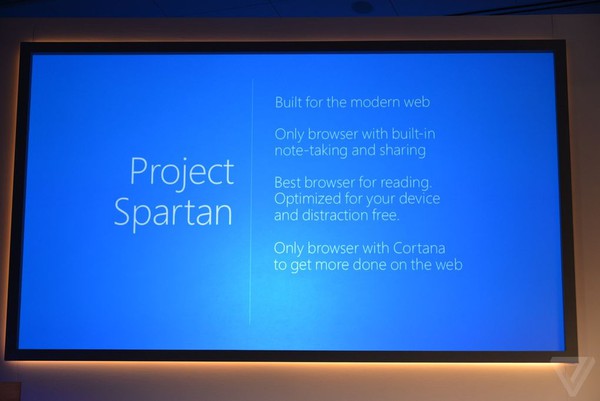 Microsoft ra Spartan, đối thủ của Chrome trong Windows 10