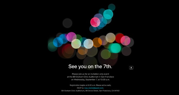 Apple xác nhận iPhone 7 sẽ ra mắt vào ngày 7/9, giấy mời đã được gửi tới giới truyền thông