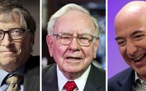 Bill Gates, Warren Buffett và Jeff Bezos có nhiều tiền hơn một nửa nước Mỹ