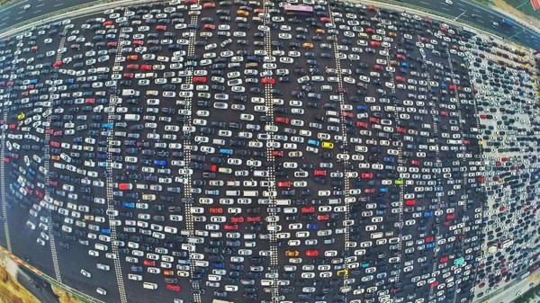 tắc đường khủng khiếp nhất thế giới tại Bắc Kinh