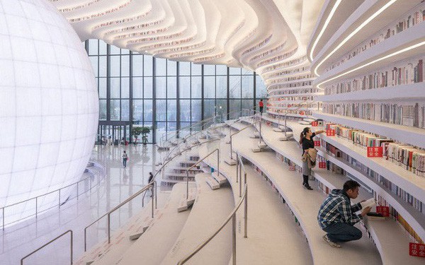 Bạn biết thư viện khổng lồ ở Trung Quốc chứ? Một nửa số sách ở đó không có chữ!