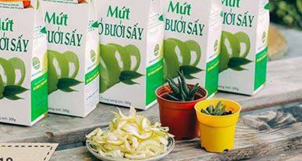 Từ những phụ phẩm như vỏ bưởi, vỏ chanh, thầy trò ĐH Nông Lâm đã tạo ra món snack sấy dẻo, nâng giá trị lên cả ngàn lần