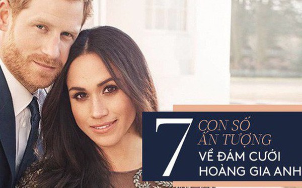 7 con số ấn tượng về đám cưới Hoàng gia Anh: Từ 3 viên kim cương trên nhẫn đính hôn cho tới chiếc váy cưới tiền tỷ