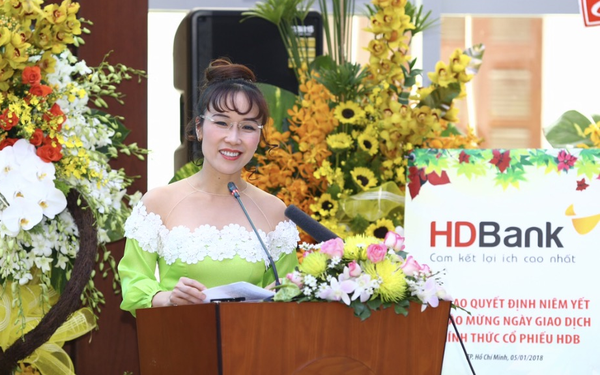 HDBank lên sàn chứng khoán, tài sản của bà Nguyễn Thị Phương Thảo tăng thêm gần 1.400 tỷ đồng