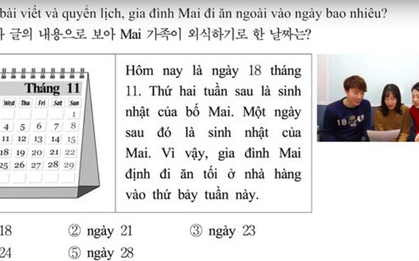 Thử sức với đề thi môn Tiếng Việt trong kỳ thi Đại học ở Hàn Quốc: Tưởng không khó mà khó không tưởng