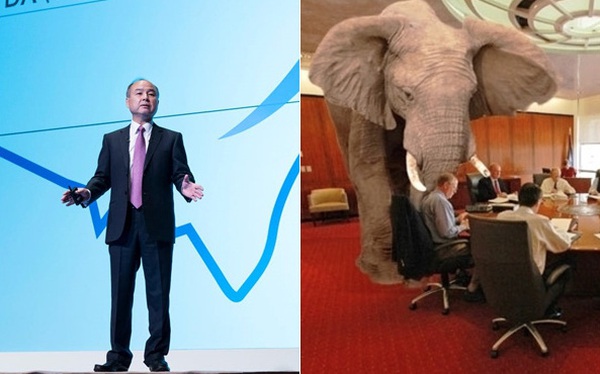 Masayoshi Son vừa có một bài thuyết trình điên rồ: Mang một ‘con voi’ vào phòng họp, ‘hoang tưởng’ rằng kỳ lân gãy sừng WeWork sẽ có lãi và tăng trưởng chóng mặt!