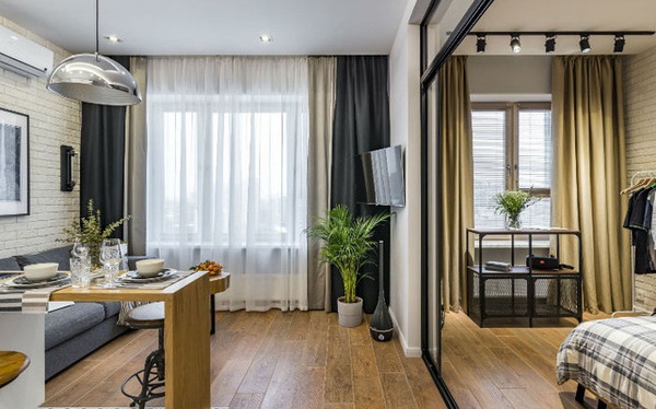 Ngắm nội thất "siêu mượt" cho căn hộ nhỏ chỉ 25m2 - ảnh 1