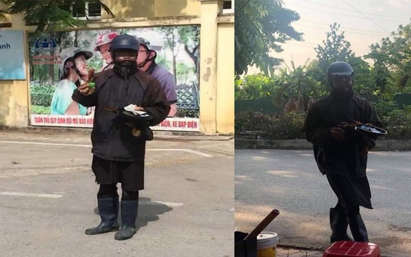 Công an truy tìm người đàn ông mặt bôi đen, tay cầm đầu gà bí hiểm ...
