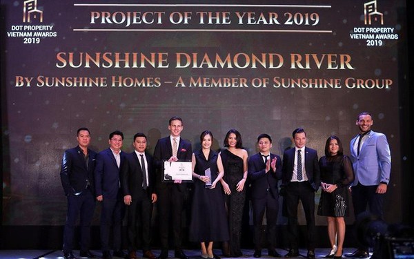 Sunshine Diamond River gi&#224;nh c&#250; đ&#250;p giải thưởng danh gi&#225; tại Property Vietnam Awards 2019