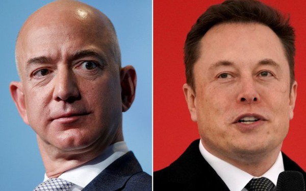 Jeff Bezos và Elon Musk