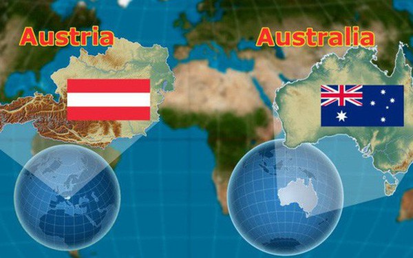 Australia v&#224; Austria: C&#243; điều g&#236; li&#234;n quan đằng sau hai c&#225;i t&#234;n gần giống nhau?
