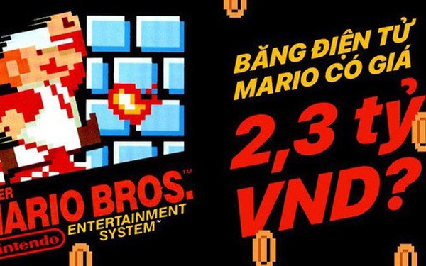 C&#225;i băng điện tử Mario n&#224;y c&#243; g&#236; đặc biệt m&#224; được mua với gi&#225; 2,3 tỷ VNĐ?