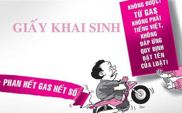 Người cha lý giải tên con ‘Phan Hết Gas Hết Số’
