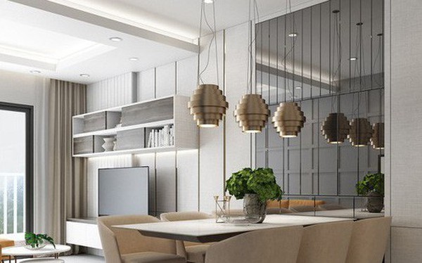 Căn hộ 2 phòng ngủ sử dụng đồ nội thất sang trọng