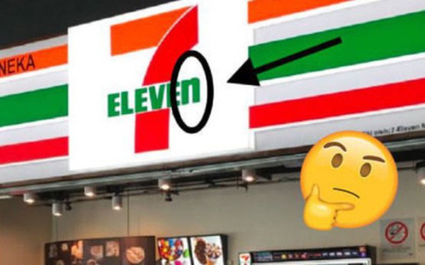 Tại sao logo của thương hiệu lớn như 7-Eleven lại có "lỗi đánh máy" cơ bản như thế này?