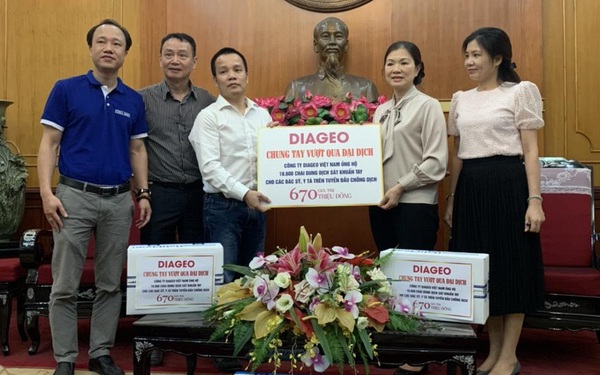 Diageo Việt Nam: tài trợ 670 triệu đồng chung tay cùng cộng đồng đánh bại dịch