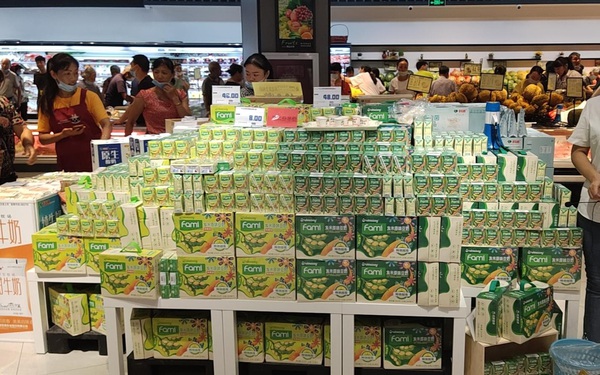 Sữa đậu nành Fami và mốc son trên hành trình chinh phục thị trường quốc tế.