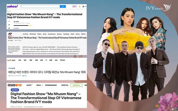 The first Vietnamese fashion show appeared on 218 American and Korean newspapers