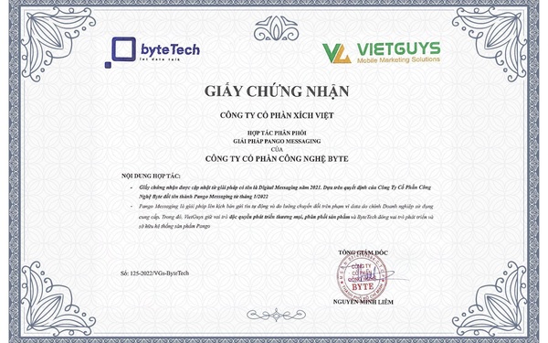 VietGuys and ByteTech signed a Trade Cooperation Agreement – Product Distribution
