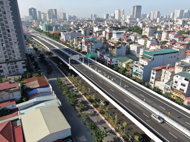 Khánh thành cầu cạn Mai Dịch - Nam Thăng Long trị giá 5.343 tỷ đồng - Ảnh 6.