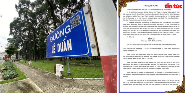 TP Hồ Chí Minh gắn mã QR trên nhiều tuyến đường để tra cứu tên nhân vật lịch sử - Ảnh 2.