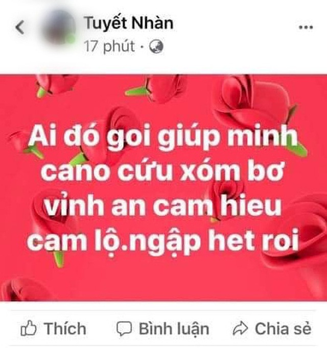 Nhiều người dân Quảng Trị đồng loạt lên mạng kêu cứu khi lũ bất ngờ lên nhanh trong đêm - Ảnh 11.