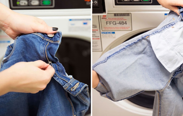 Những sai lầm thường thấy khi giặt quần jean bằng máy giặt mà đến 80% người dùng sẽ mắc phải - Ảnh 1.