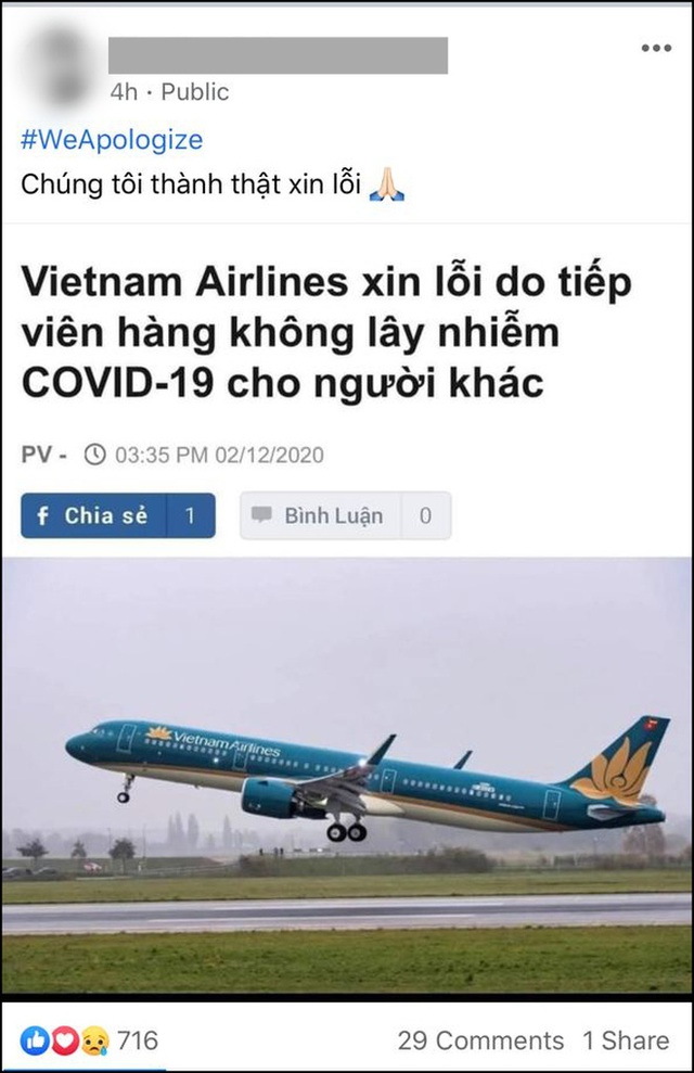 Tiếp viên hàng không Vietnam Airlines đồng loạt treo hashtag #WeApologize, thay mặt đồng nghiệp xin lỗi cộng đồng - Ảnh 6.